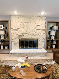 How To Paint A Marble Fireplace Hearth