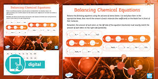 Balancing Chemical Equations Worksheet