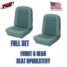 Seat Upholstery Turquoise Vinyl