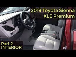 Part 2 Interior 2019 Toyota Sienna Xle
