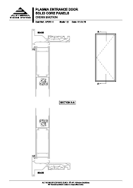 Drawings For Plasma Entrance Doors By