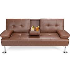 Costway Convertible Folding Futon Sofa