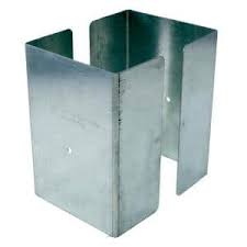 fence armor mailbox post protection 3 5 x 3 5 galvanized steel 6