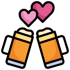 Beer Free Valentines Day Icons
