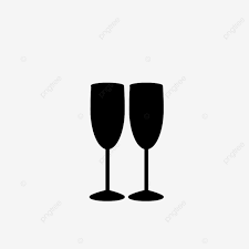 White Wine Glass Silhouette Png Free