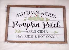 Autumn Acres Wood Wall Frame
