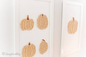 Pumpkin Wall Decor Diy Fall Craft Idea