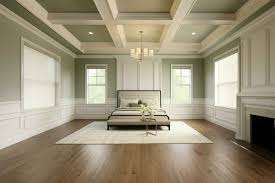 A Masterful Bedroom Design Wainscoting
