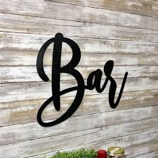 Cave Decor Personalized Bar Theme Sign