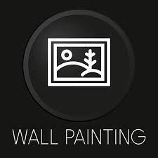 Wall Painting Minimal Vector Line Icon