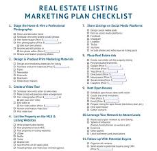 Real Estate Listing Marketing Plan