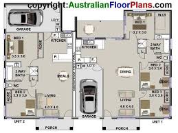 Duplex Floor Plans Duplex House Plans