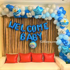 Welcome Baby Boy Decorations At Home