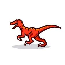 Raptor Dinosaur Vector Art Icons And