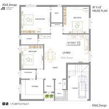 30x42 House Plan 3bhk Indian House