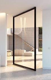 Framed Glass Interior Pivot Door