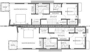 Skinny Solution For Small House Floor Plans