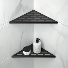 Corner Shower Shelf 254 Mm Matte Black