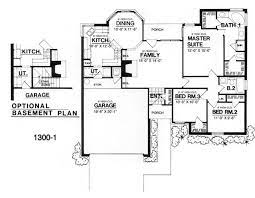 One Story 3 Bed Modern House Plan