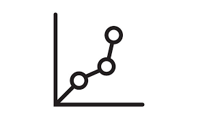 Stats Line Art Icon Vector Graphic By