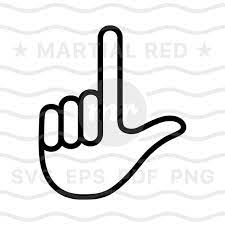 Sign Svg Hand Loser Svg Hand Gesture