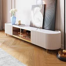 Palley Modern Oval Tv Stand Console