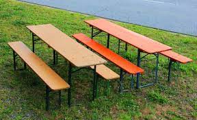 8 Sets Of German Beer Garden Table And