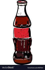 Bottle Icon Coke Drink Symbol Vector Image