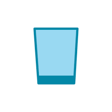 Fresh Water Clipart Vector Glass Icon