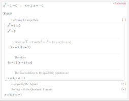Quadratic Equations Calculator Part 1