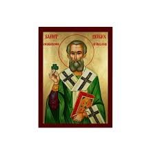 Saint Patrick Icon Handmade Greek
