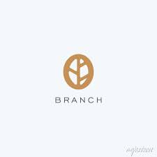 Abstract Branch Logo Design Plant Tree