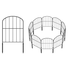 Decorative Garden Fence 35 Panels 37 Ft L X 22 In H Rustproof Metal Wire Arched