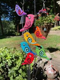 7 Yard Art Bird Garden Stakesbird