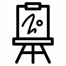 Canvas Easel Painting Icon