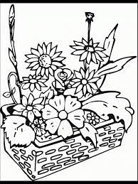 Flower Garden Coloring Page Worksheets