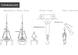 crane equipment dwg blocks