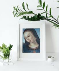 Printable Wall Art Mother Mary Icon