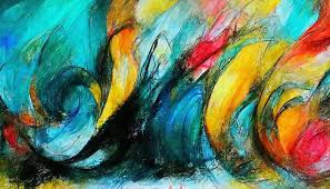 Wonderful Oil Pastel Drawing Abstract