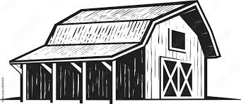 Vintage Old Barn Farm Logo Icon Design