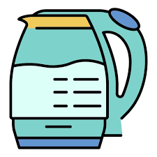 Electric Glass Kettle Icon Outline