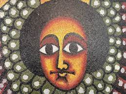 Ethiopian Icon Angel Painting