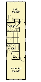 Extremely Narrow House Plan For The