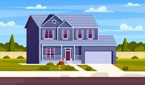 Residential Home Vector Art Icons And