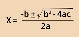 Quadratic Equation Roots Formula And