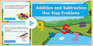 Subtraction One Step Problems Powerpoint