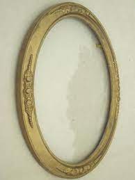 Antique Domed Glass Picture Frame W