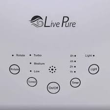 Livepure Bladeless Vortex Fan With Remote White