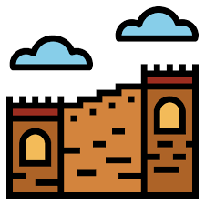 Chinese Wall Free Monuments Icons