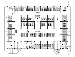 72x52m Hotel Basement 1 Floor Plan Is